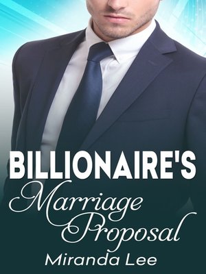 cover image of The Billionaire's Marriage Proposal